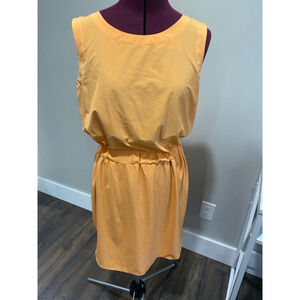 Athleta Sunlit Yellow Midi Dress